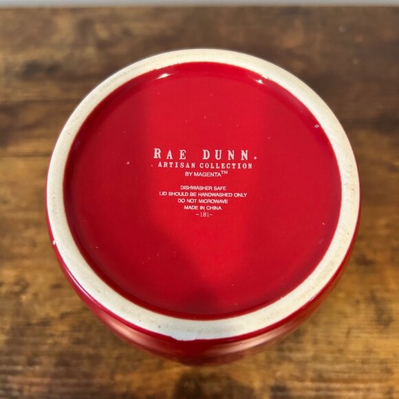 Rae Dunn Reindeer Snacks Cellar - Picture 3 of 5